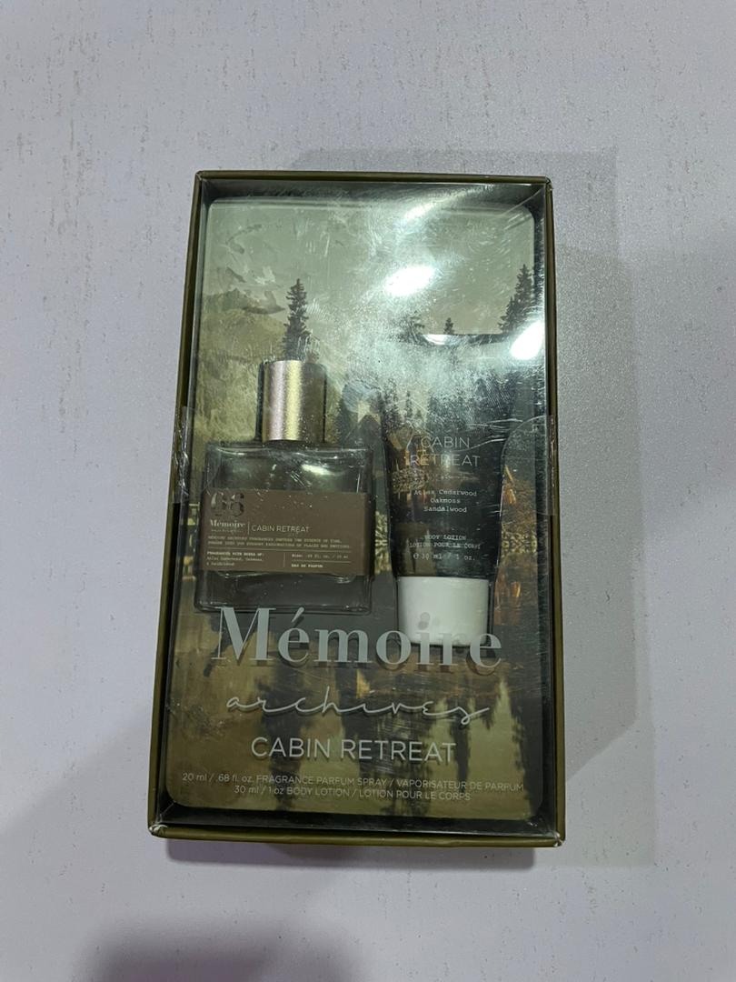 Memoire Perfume & Lotion Mini Set (Cabin Retreat)