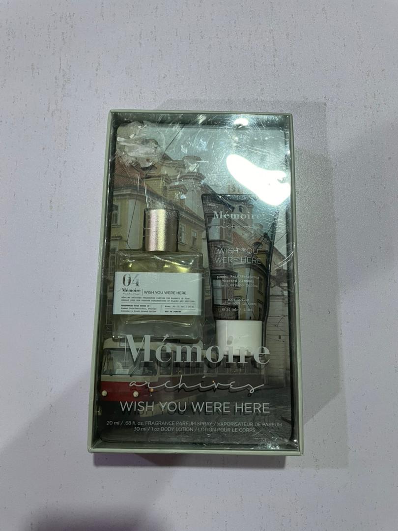 Memoire Perfume & Lotion Mini Set (Wish you were here)