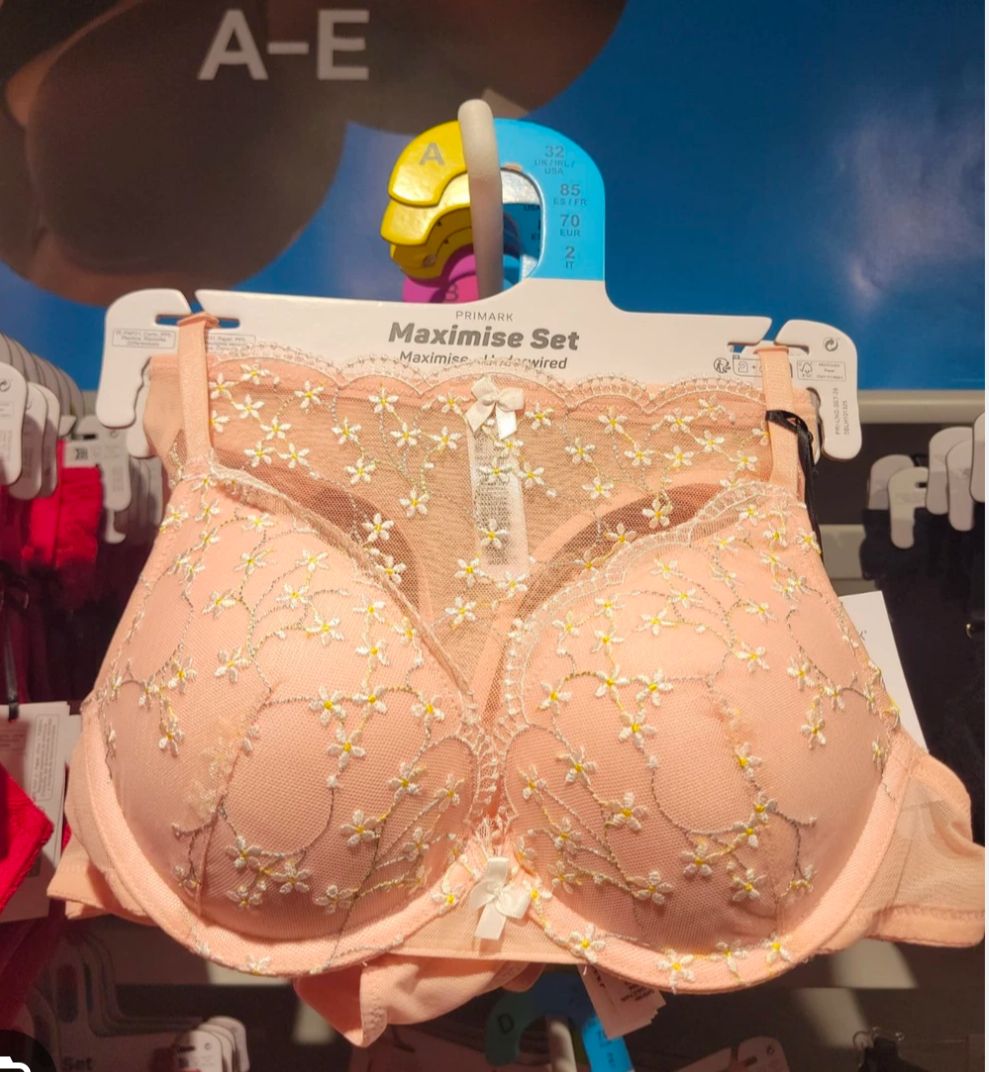 Primark Bra Set Size 34a, 34b, 34d, 36b, 36c, 38b Pants: s, m, l