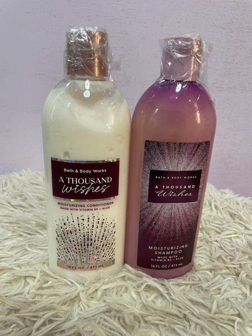 Bath & Body Works A Thousand Wishes Moisturising Conditioner & Shampoo Set of 2
